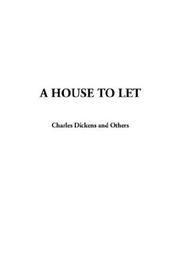 Cover of: A House to Let by Charles Dickens