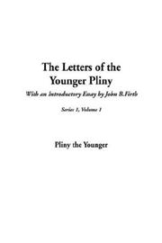 Cover of: The Letters of the Younger Pliny | Pliny the Younger