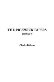 Cover of: The Pickwick Papers by Charles Dickens