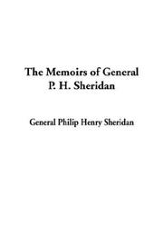 Cover of: The Memoirs of General P. H. Sheridan
