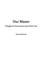 Cover of: Our Master