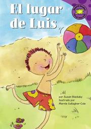 Cover of: El lugar de Luís by Susan Blackaby