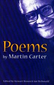 Cover of: Poems by Martin Carter (Macmillan Caribbean Writers Series)