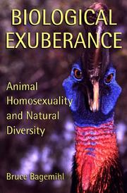 Cover of: Biological exuberance by Bruce Bagemihl