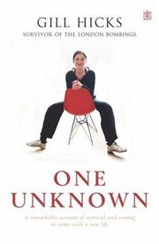 Cover of: One Unknown by Gill Hicks