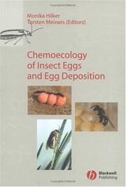 Cover of: Chemoecology of Insect Eggs and Egg Deposition by Monika Hilker, Torsten Meiners