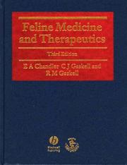 Cover of: Feline medicine and therapeutics by edited by E.A. Chandler, C.J. Gaskell, R.M. Gaskell for the British Small Animal Veterinary Association.