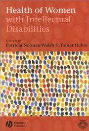 Cover of: Health of women with intellectual disabilities
