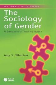 Cover of: The Sociology of Gender by Amy S. Wharton