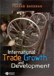 Cover of International Trade, Growth, and Development