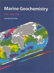 Marine Geochemistry by Roy Chester