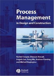 Cover of: Process management in design and construction