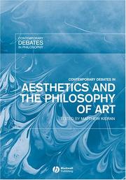 Cover of: Contemporary Debates in Aesthetics and the Philosophy of Art (Contemporary Debates in Philosophy)