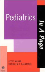 Cover of: In A Page Pediatrics by Scott Kahan, Kathleen Owens DeAntonis