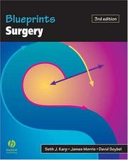Cover of: Blueprints Surgery (Blueprints) by Seth J. Karp, James PG Morris, David Soybel