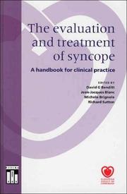 Cover of: The Evaluation and Treatment of Syncope