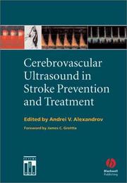 Cover of: Cerebrovascular Ultrasound in Stroke Prevention and Treatment by 