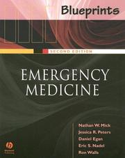Cover of: Blueprints emergency medicine by Nathan W. Mick