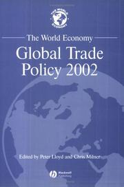 Cover of: World Economy: Global Trade Policy 2002 (World Economy Special Issues)