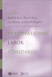 Cover of: International Labor Standards by Henrik Horn, Lisa Roman, Judith Shapiro