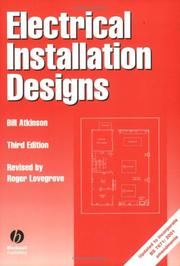 Cover of: Electrical installation designs by Bill Atkinson