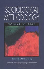 Sociological Methodology by Ross M. Stolzenberg