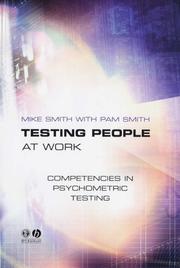 Cover of: Testing People at Work | Mike Smith