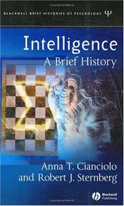 Cover of: Intelligence by Anna T. Cianciolo, Robert J. Sternberg