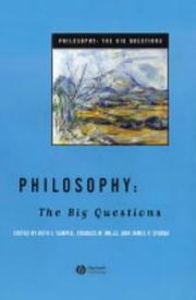 Cover of: Philosophy: The Big Questions (Philosophy, the Big Questions)