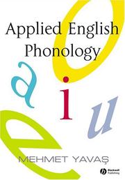 Cover of: Applied English phonology