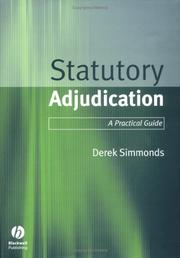 Cover of: Statutory adjudication: a practical guide