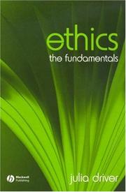 Cover of: Ethics: The Fundamentals (Blackwell Fundamentals of Philosophy)