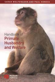 Cover of: Handbook of Primate Husbandry and Welfare