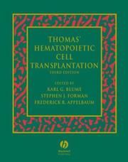 Cover of: Thomas' Hematopoietic Cell Transplantation