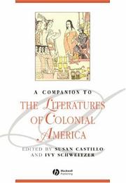 Cover of A companion to the literatures of colonial America