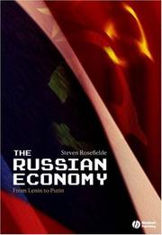 Cover of: Russian Economy by Steven Rosefielde