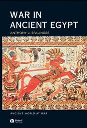 Cover of: War in Ancient Egypt by Anthony John Spalinger