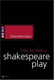 Cover of: How to read a Shakespeare play