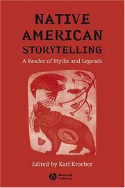 Cover of: Native American Storytelling by Karl Kroeber
