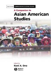 Cover of: A companion to Asian American studies