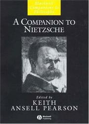 Cover of: A companion to Nietzsche by edited by Keith Ansell-Pearson.