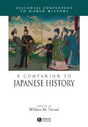 Cover of: A Companion to Japanese History by William M. Tsutsui