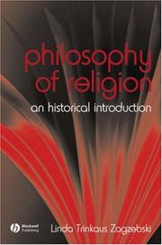 Cover of: Philosophy of Religion by Linda Zagzebski