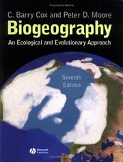 Cover of: Biogeography by C. Barry Cox, Peter Dale Moore