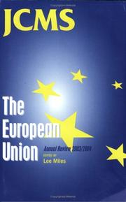 Cover of: The European Union: Annual Review 2003/2004 (Journal of Common Market Studies)