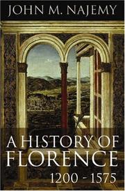 Cover of: A history of Florence 1200-1575