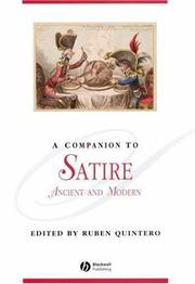Cover of: Companion to Satire: Ancient and Modern (Blackwell Companions to Literature and Culture)
