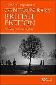Cover of: A concise companion to contemporary British fiction
