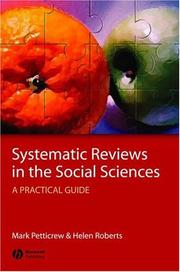 Systematic reviews in the social sciences by Mark Petticrew