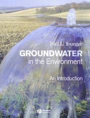 Cover of: Groundwater in the environment: an introduction